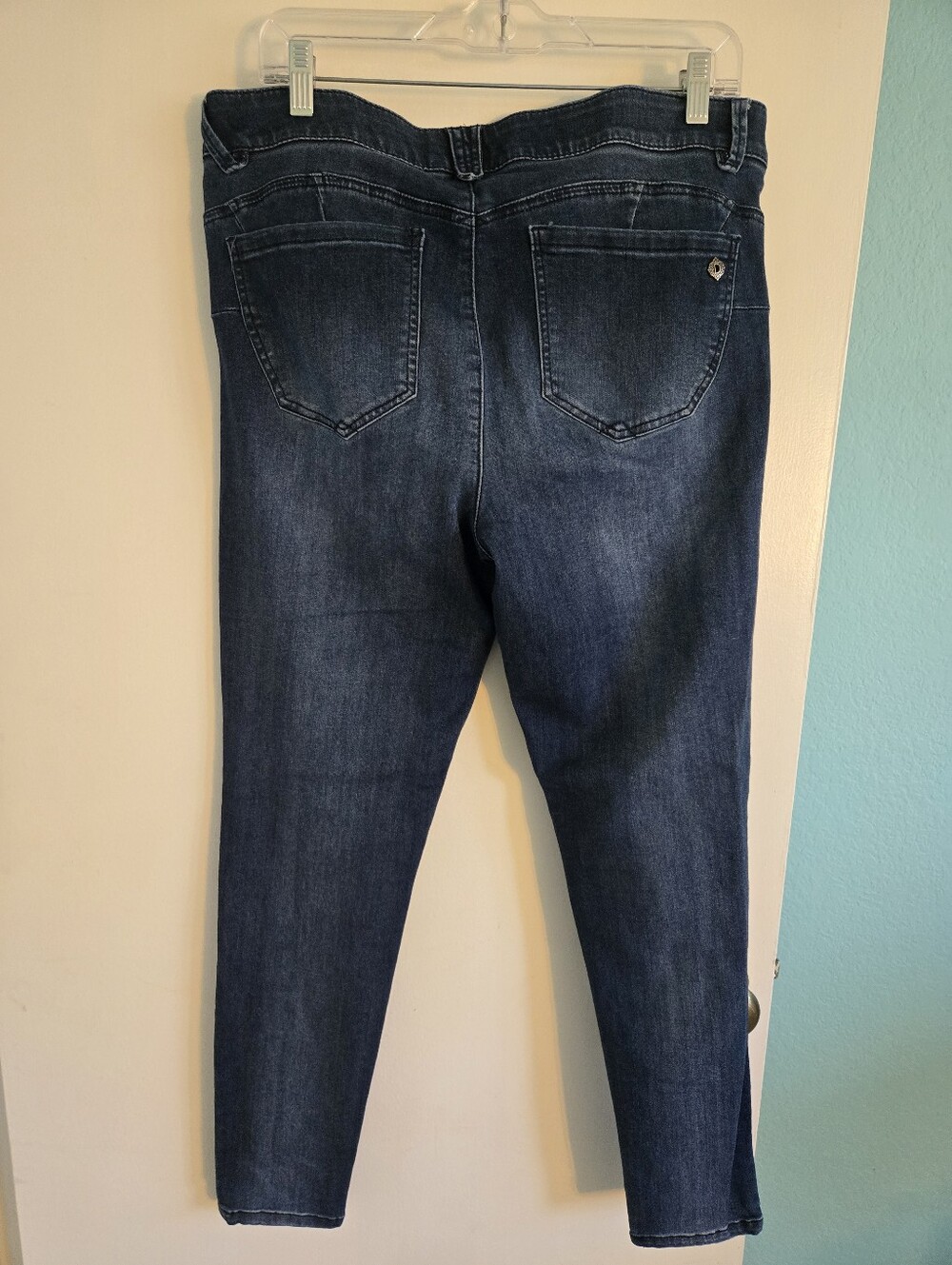 Democracy Dark Blue Ab Technology Jeans Size 14 - Picture 2 of 3